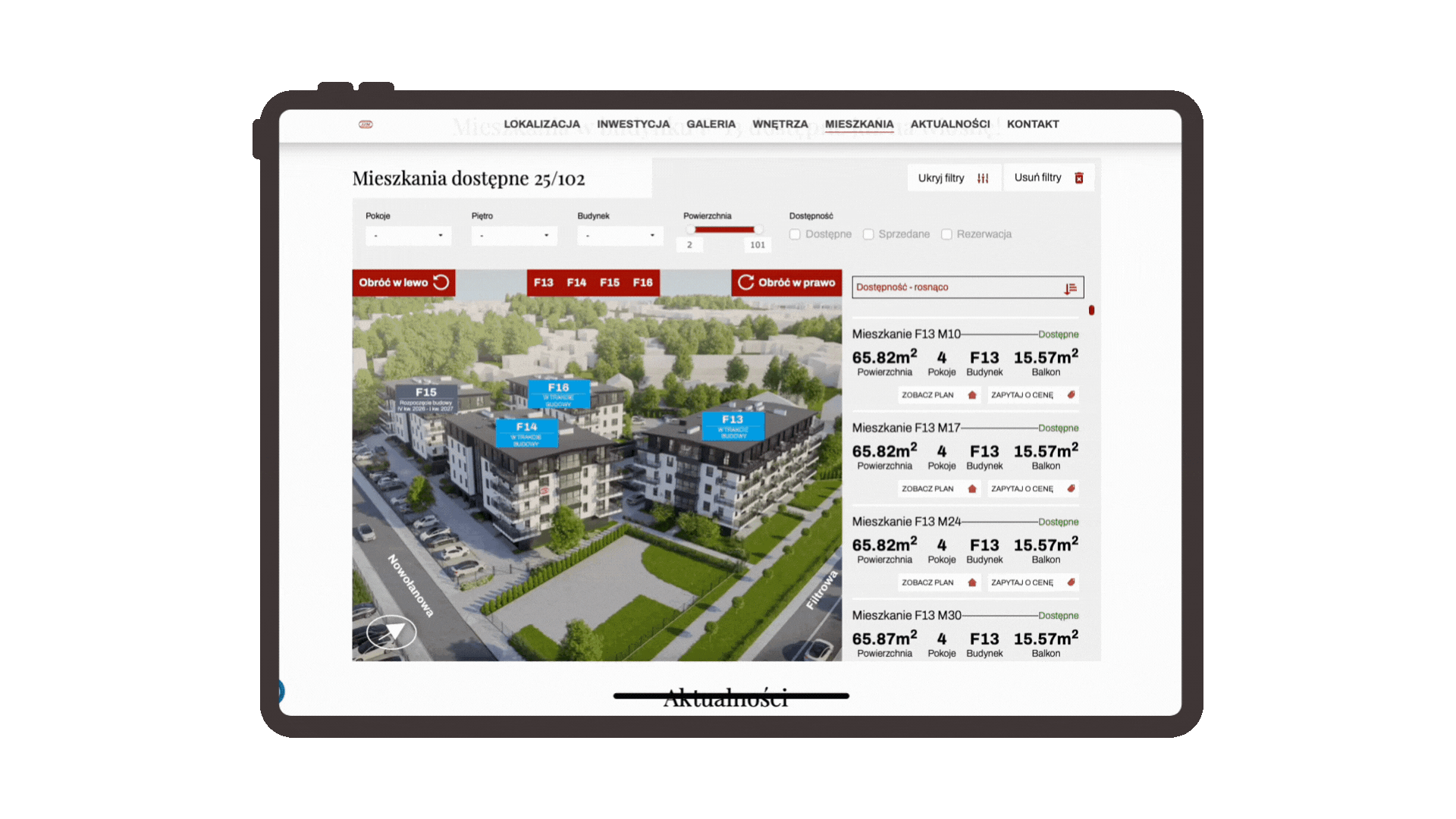 nawigatory 3D; makiety interaktywne; interaktywne wizualizacje 3D