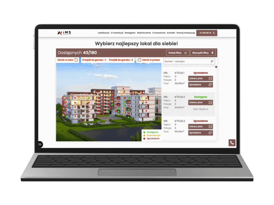 nawigatory 3D; makiety interaktywne; interaktywne wizualizacje 3D budynków i mieszkań