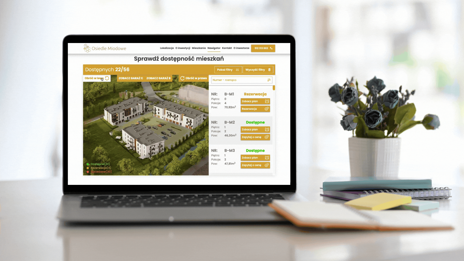 nawigatory 3D; makiety interaktywne; interaktywne wizualizacje 3D interaktywne, wybór cen, mieszkań, lokacji i metrażu