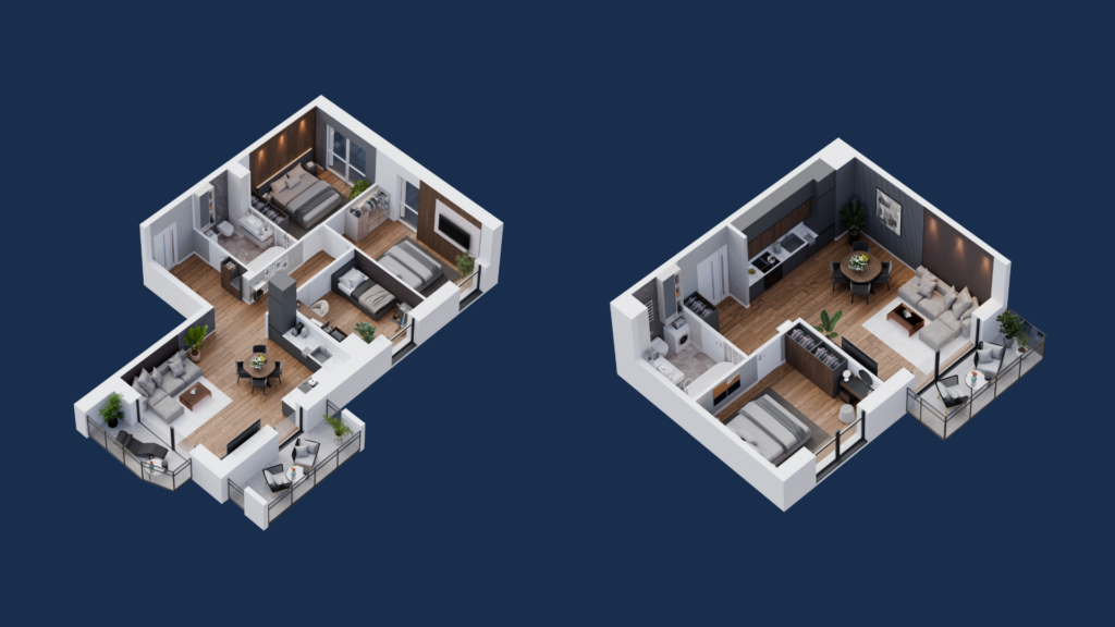 Rzuty mieszkań w marketingu deweloperskim, czyli efektywna prezentacja przyśpieszająca sprzedaż